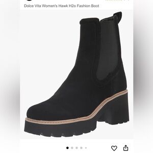Dolce Vita Black Heeled Boots